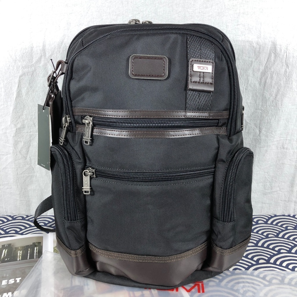 Tumi Mens Backpack Alpha 3 Ballistic Nylon Large Capacity Backpack